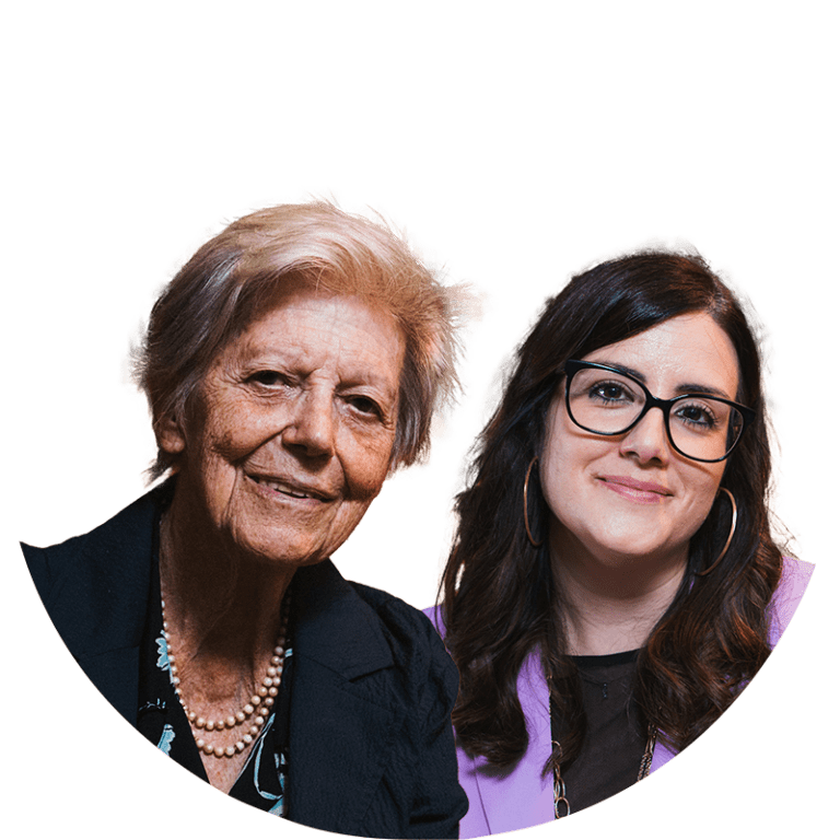 Amalia Ercoli Finzi e Denise Perrone